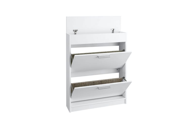 Skoplagring Bill 75x21x95 cm, Hvit - 75x21x95 cm, Hvit - Oppbevaring - Skooppbevaring - Skoskap