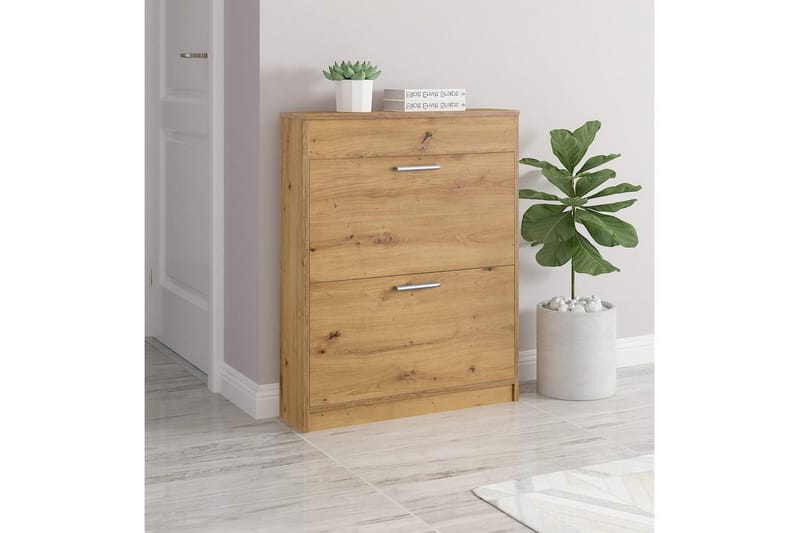 Skoplagring Bill 75x21x95 cm, Natur - 75x21x95 cm, Natur - Oppbevaring - Skooppbevaring - Skoskap