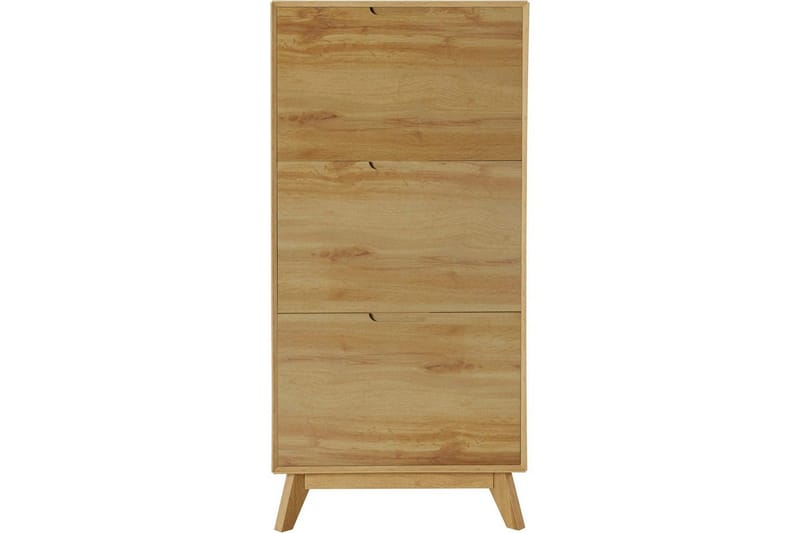 Skoplagring Ezra 3 klaffer 60x24x125 cm, Wotan eik - 60x24x125 cm, Wotan eik - Oppbevaring - Skooppbevaring - Skoskap