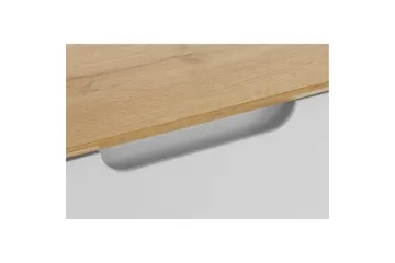 Skoplagring Ezra 3 klaffer 60x24x125 cm, Wotan eik/hvit - 60x24x125 cm, Wotan eik/hvit - Oppbevaring - Skooppbevaring