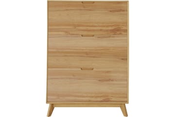 Skoplagring Ezra 3 klaffer 89x24x125 cm, Wotan eik - 89x24x125 cm, Wotan eik - Oppbevaring - Skooppbevaring