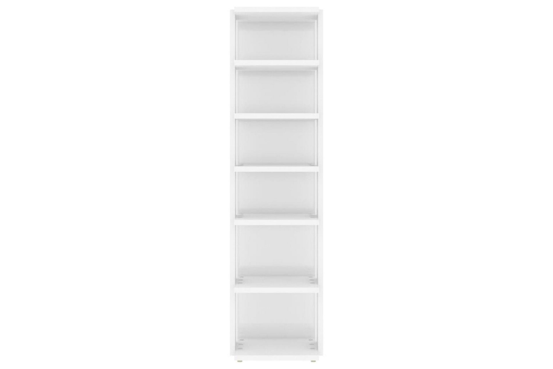 Skoskap 2 stk høyglans hvit 25x27x102 cm - Hvit - Oppbevaring - Skooppbevaring - Skoskap