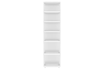 Skoskap 2 stk høyglans hvit 25x27x102 cm - Hvit - Oppbevaring - Skooppbevaring - Skoskap