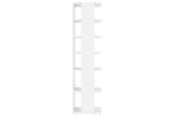 Skoskap 2 stk høyglans hvit 25x27x102 cm - Hvit - Oppbevaring - Skooppbevaring - Skoskap