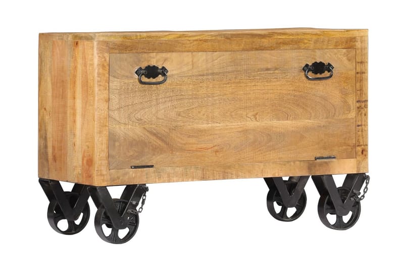 Skoskap 86x35x55 cm heltre mango - Oppbevaring - Skooppbevaring - Skoskap