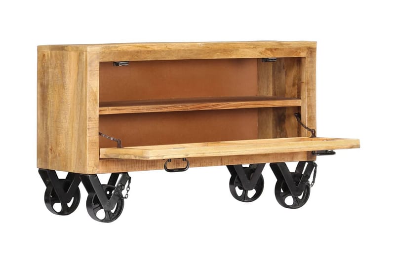 Skoskap 86x35x55 cm heltre mango - Oppbevaring - Skooppbevaring - Skoskap