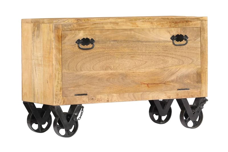 Skoskap 86x35x55 cm heltre mango - Oppbevaring - Skooppbevaring - Skoskap