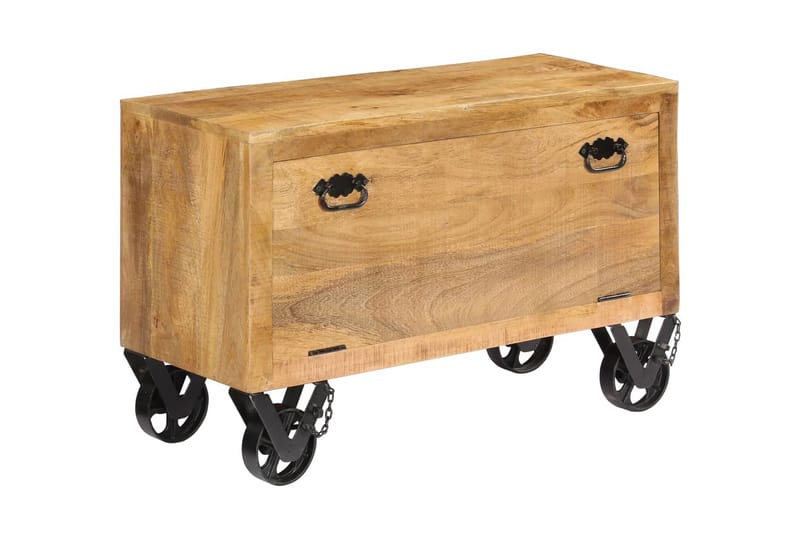 Skoskap 86x35x55 cm heltre mango - Oppbevaring - Skooppbevaring - Skoskap