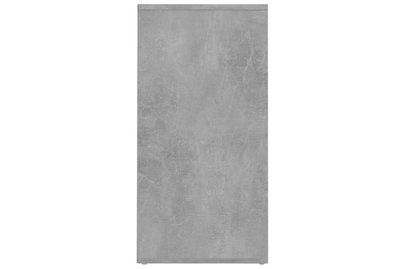 Skoskap betonggrå 2 stk 31,5x35x70 cm sponplate - Grå - Oppbevaring - Skooppbevaring