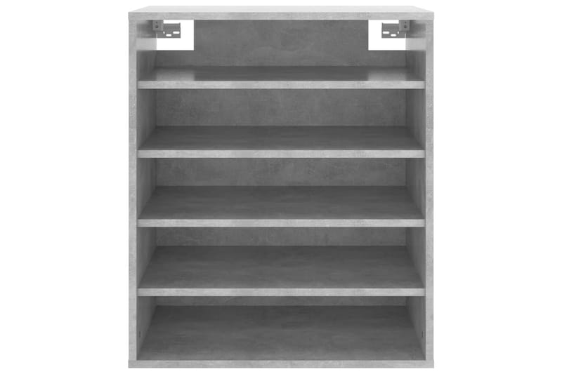 Skoskap betonggrå 60x35x70 cm sponplate - Grå - Oppbevaring - Skooppbevaring - Skoskap