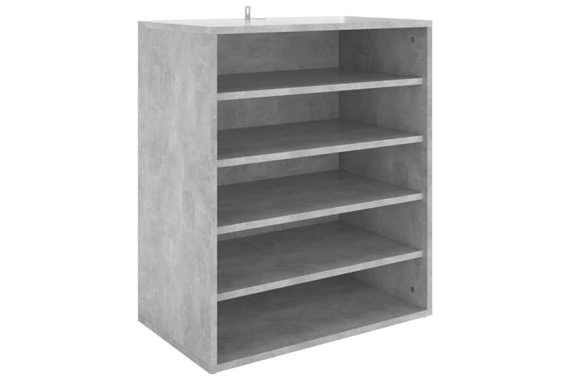 Skoskap betonggrå 60x35x70 cm sponplate - Grå - Oppbevaring - Skooppbevaring - Skoskap