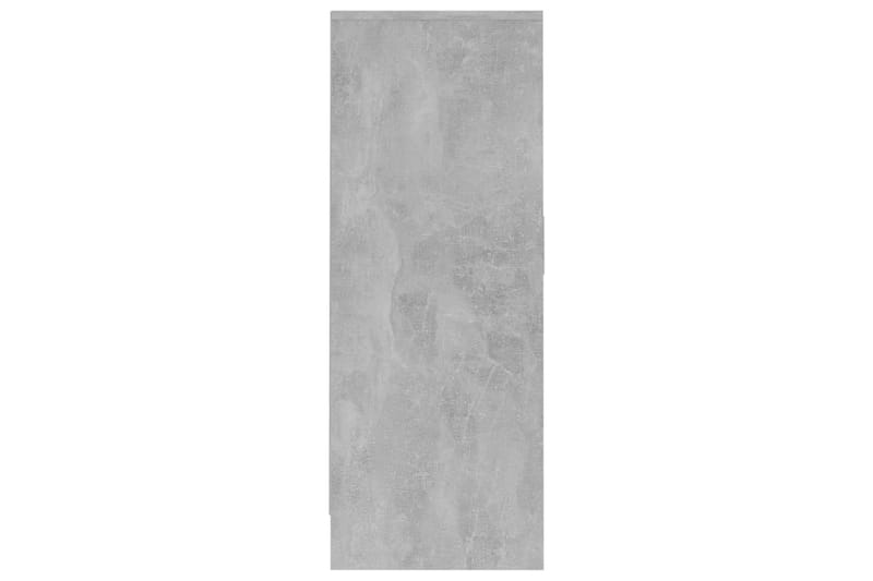 Skoskap betonggrå 60x35x92 cm sponplate - Grå - Oppbevaring - Skooppbevaring - Skoskap