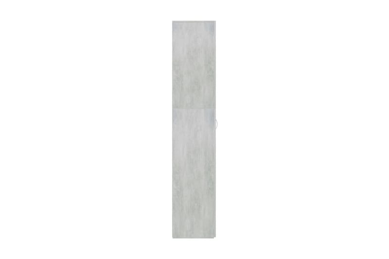 Skoskap betonggrå 80x35,5x180 cm sponplate - Grå - Skoskap - Gangoppbevaring - Skooppbevaring