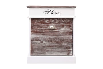 Skoskap brun 50x28x58 cm keisertre - Brun - Oppbevaring - Skooppbevaring - Skoskap