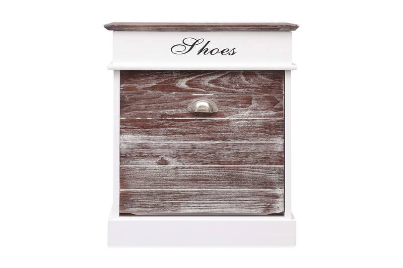 Skoskap brun 50x28x58 cm keisertre - Brun - Oppbevaring - Skooppbevaring - Skoskap