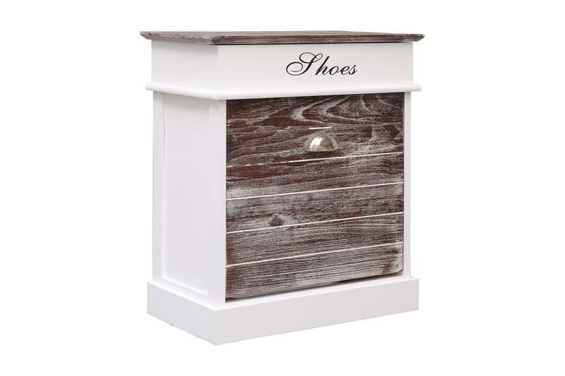 Skoskap brun 50x28x58 cm keisertre - Brun - Oppbevaring - Skooppbevaring - Skoskap