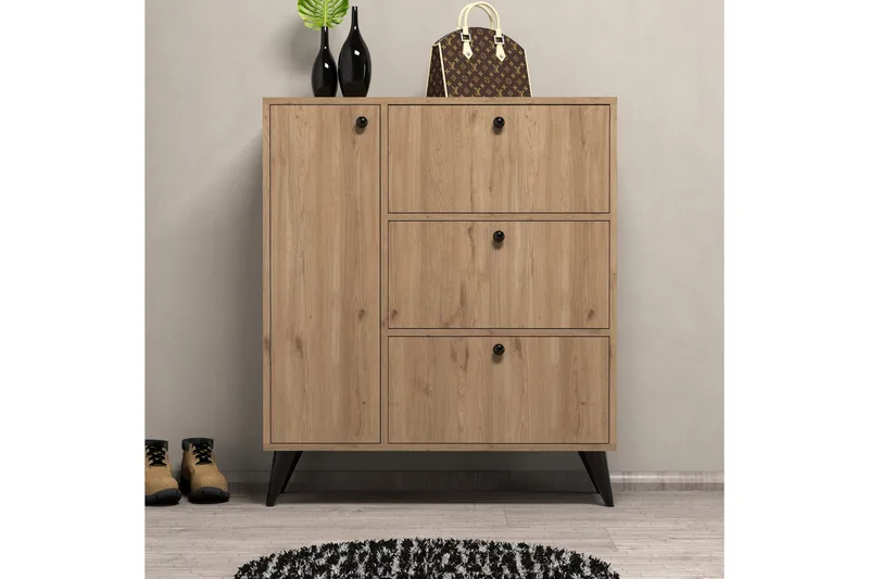 Skoskap Conin skoskap 35x90 cm Natur - Oppbevaring - Skooppbevaring