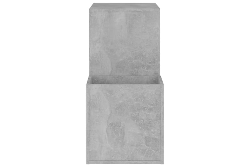 Skoskap for gang betonggrå 105x35,5x70 cm sponplate - Grå - Oppbevaring - Skooppbevaring - Skoskap