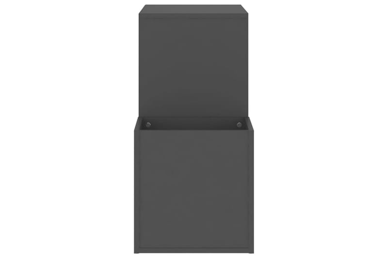Skoskap for gang grå 105x35,5x70 cm sponplate - Grå - Oppbevaring - Skooppbevaring - Skoskap