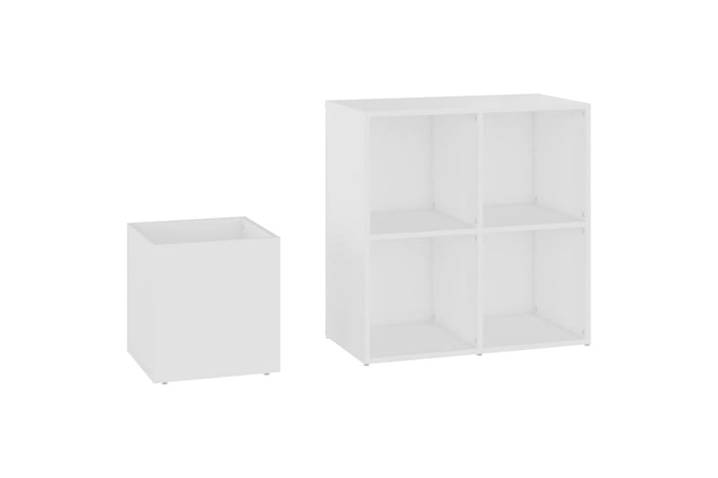 Skoskap for gang hvit 105x35,5x70 cm sponplate - Hvit - Oppbevaring - Skooppbevaring - Skoskap