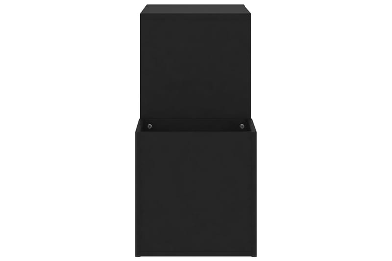 Skoskap for gang svart 105x35,5x70 cm sponplate - Svart - Skoskap - Gangoppbevaring - Skooppbevaring
