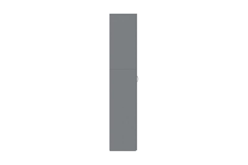 Skoskap grå 80x35,5x180 cm sponplate - Grå - Skoskap - Skooppbevaring - Gangoppbevaring