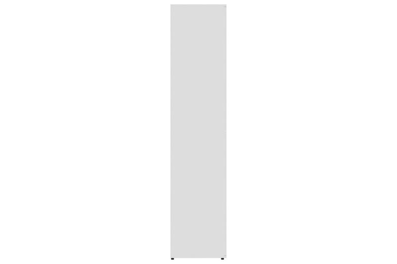 Skoskap høyglans hvit 80x39x178 cm sponplate - Skoskap - Gangoppbevaring - Skooppbevaring