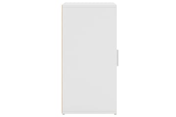 Skoskap hvit 2 stk 32x35x70 cm sponplate - Hvit - Oppbevaring - Skooppbevaring - Skoskap