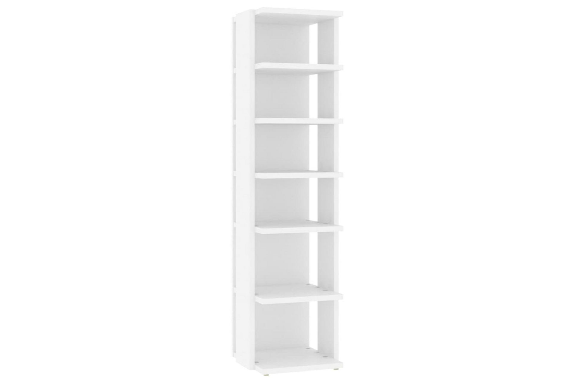 Skoskap hvit 25x27x102 cm sponplate - Hvit - Oppbevaring - Skooppbevaring - Skoskap