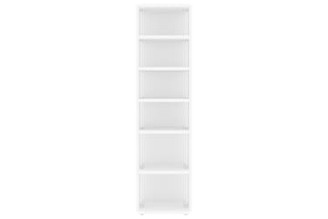 Skoskap hvit 25x27x102 cm sponplate - Hvit - Oppbevaring - Skooppbevaring - Skoskap