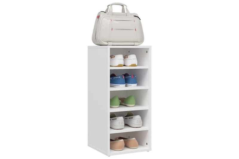 Skoskap hvit 31,5x35x70 cm sponplate - Hvit - Oppbevaring - Skooppbevaring