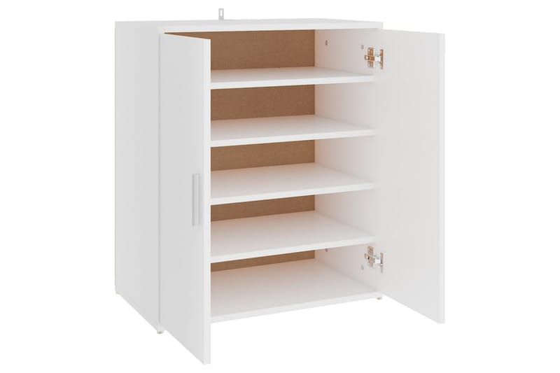 Skoskap hvit 60x35x70 cm sponplate - Hvit - Oppbevaring - Skooppbevaring - Skoskap