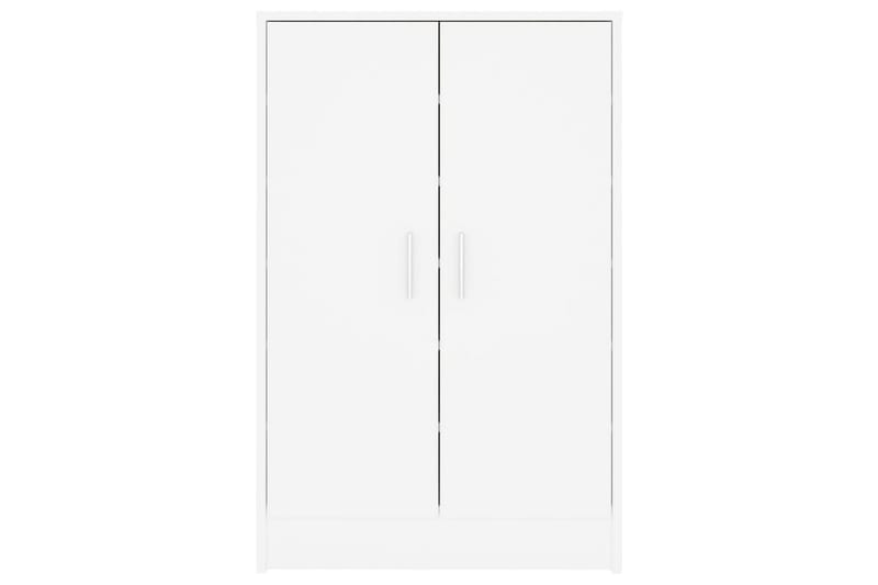 Skoskap hvit 60x35x92 cm sponplate - Hvit - Oppbevaring - Skooppbevaring - Skoskap