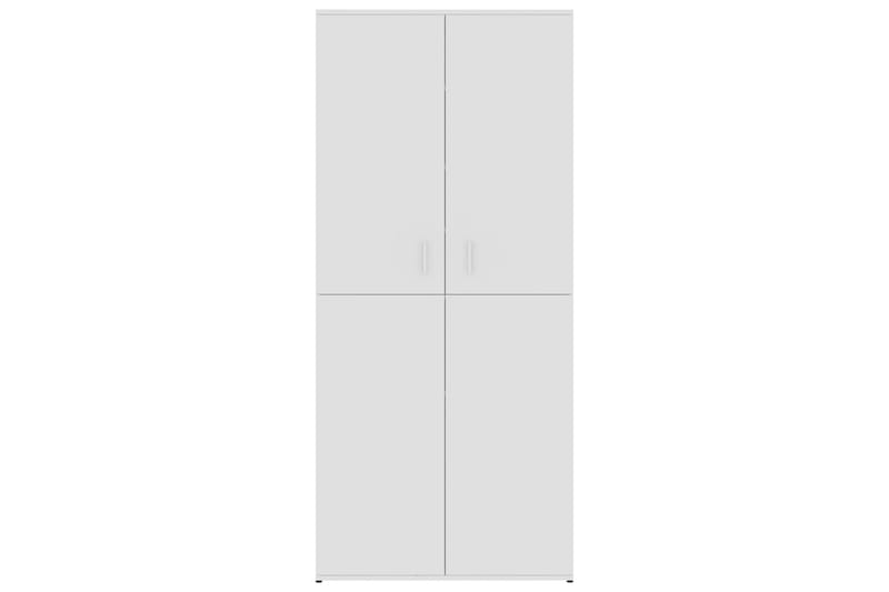 Skoskap hvit 80x39x178 cm sponplate - Skoskap - Skooppbevaring - Gangoppbevaring