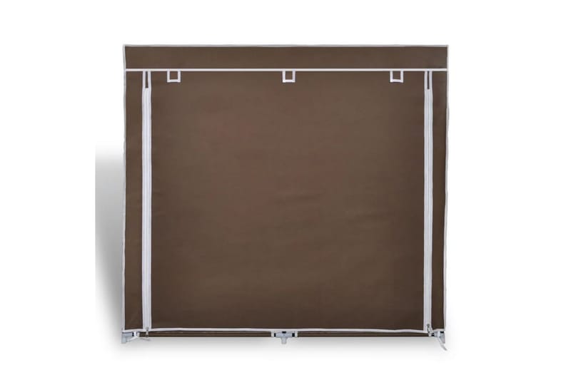 Skoskap i stoff med trekk 115 x 28 x 110 cm brun - Oppbevaring - Skooppbevaring