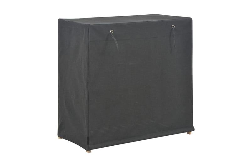 Skoskap med trekk grå 79x40x80 cm stoff - Oppbevaring - Skooppbevaring