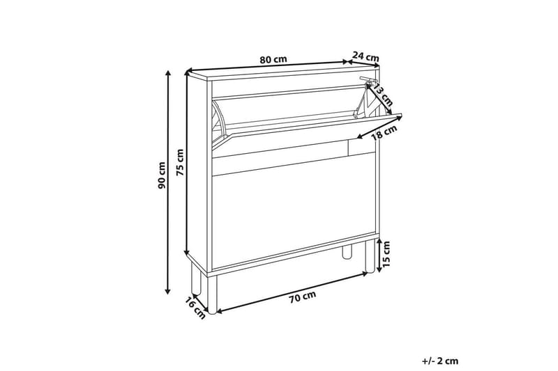Skoskap Norris - Oppbevaring - Skooppbevaring - Skoskap