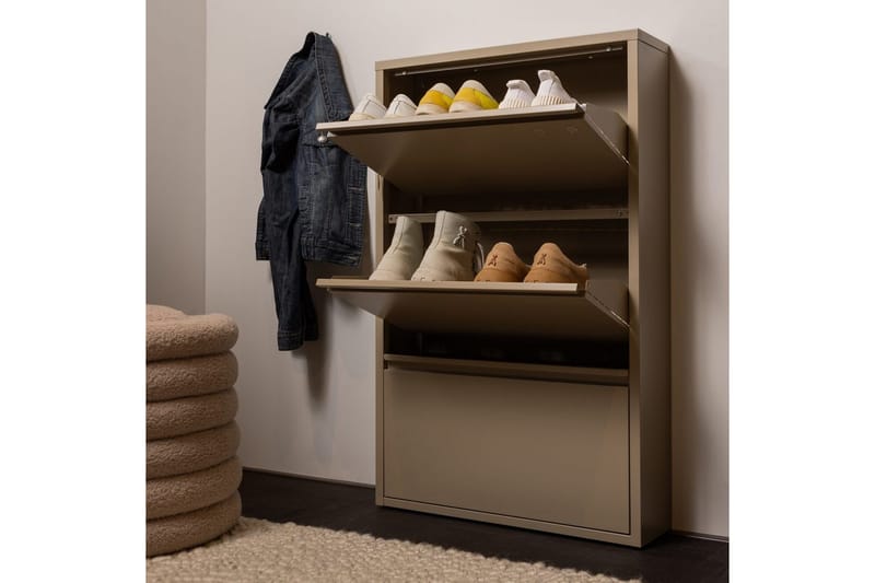 Skoskap Sabine - Sand - Oppbevaring - Skooppbevaring - Skoskap