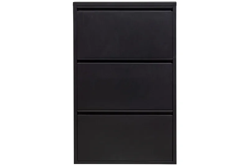 Skoskap Sabine - Svart - Oppbevaring - Skooppbevaring - Skoskap