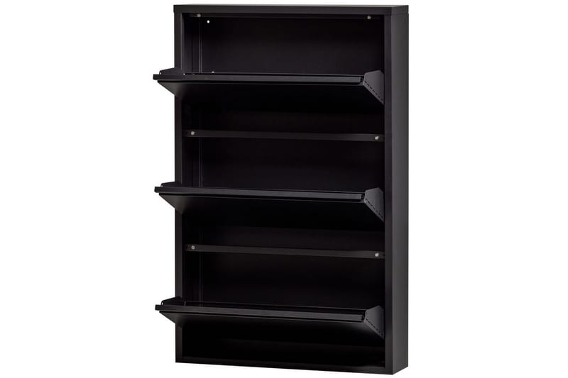 Skoskap Sabine - Svart - Oppbevaring - Skooppbevaring - Skoskap