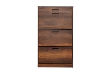 Skoskap Skoskap 75x128 cm Valnöt - Oppbevaring - Skooppbevaring