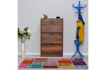 Skoskap Skoskap 75x128 cm Valnöt - Oppbevaring - Skooppbevaring