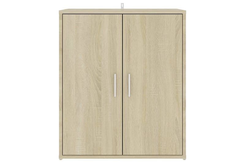 Skoskap sonoma eik 60x35x70 cm sponplate - Brun - Gangoppbevaring - Skooppbevaring - Skohylle & skostativ