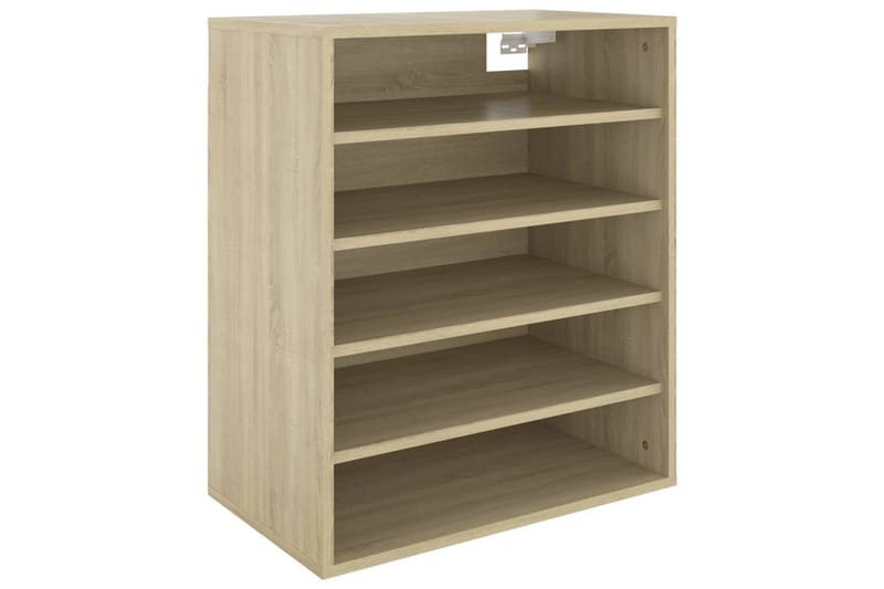 Skoskap sonoma eik 60x35x70 cm sponplate - Brun - Oppbevaring - Skooppbevaring