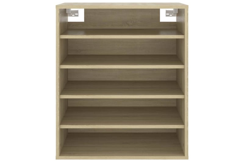 Skoskap sonoma eik 60x35x70 cm sponplate - Brun - Oppbevaring - Skooppbevaring