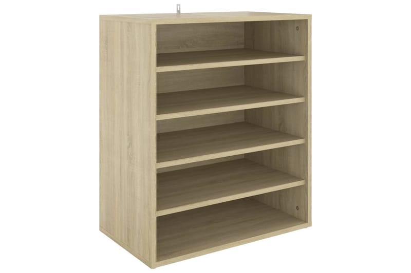 Skoskap sonoma eik 60x35x70 cm sponplate - Brun - Oppbevaring - Skooppbevaring