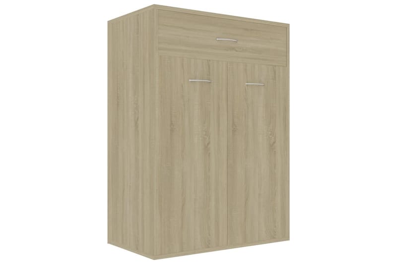 Skoskap sonoma eik 60x35x84 cm sponplate - Brun - Skoskap - Gangoppbevaring - Skooppbevaring