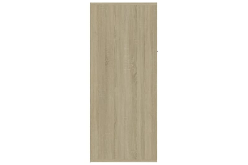 Skoskap sonoma eik 60x35x84 cm sponplate - Brun - Oppbevaring - Skooppbevaring - Skoskap