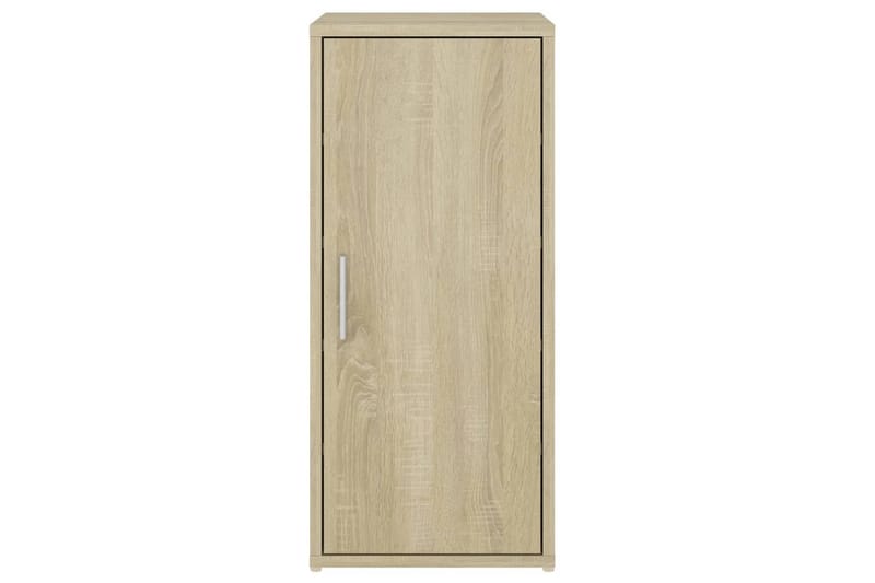 Skoskap svart 2 stk sonoma eik 32x35x70 cm sponplate - Brun - Oppbevaring - Skooppbevaring - Skoskap