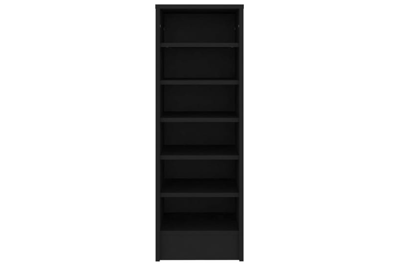 Skoskap svart 31,5x35x90 cm sponplate - Svart - Oppbevaring - Skooppbevaring - Skoskap